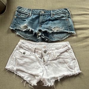 True Religion jean shorts lot bundle